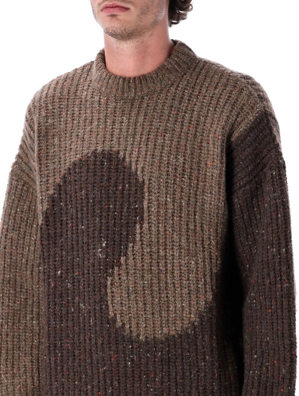 ERL Swirl Crewneck Marrone Bruin
