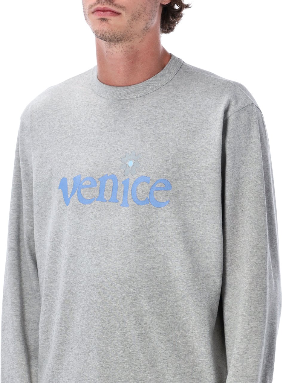 ERL Venice L/S Tee Grigio Grijs