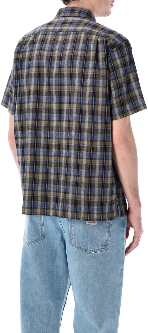 ERL Check S/S Shirt Grey Check Grijs