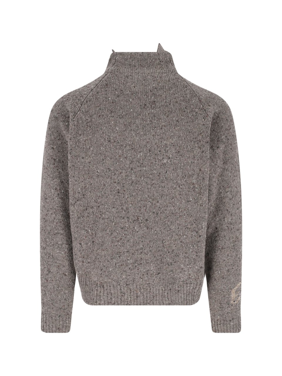 ERL Grey Wool Blend High-Neck Sweater Grijs
