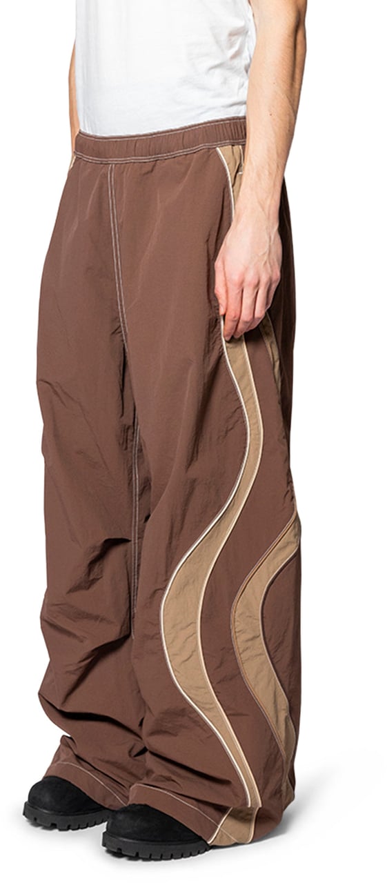 ERL UFO TRACK PANTS WOVEN BROWN Bruin