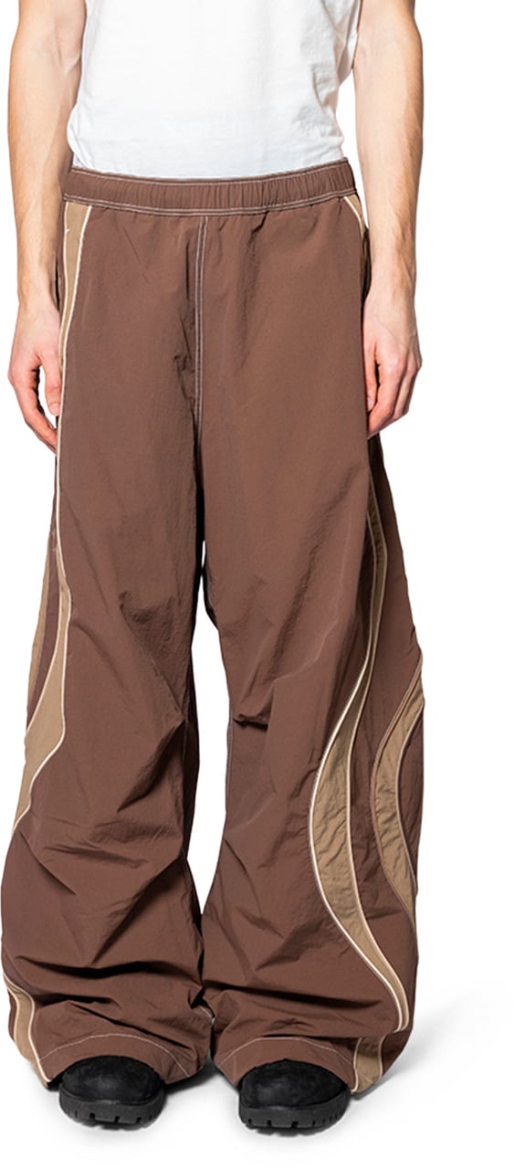 ERL UFO TRACK PANTS WOVEN BROWN Bruin