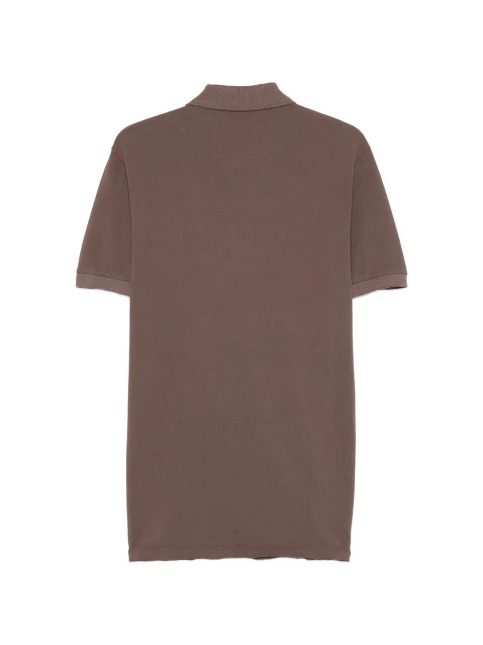 ERL Brown Embroidered Logo Polo Shirt Grijs