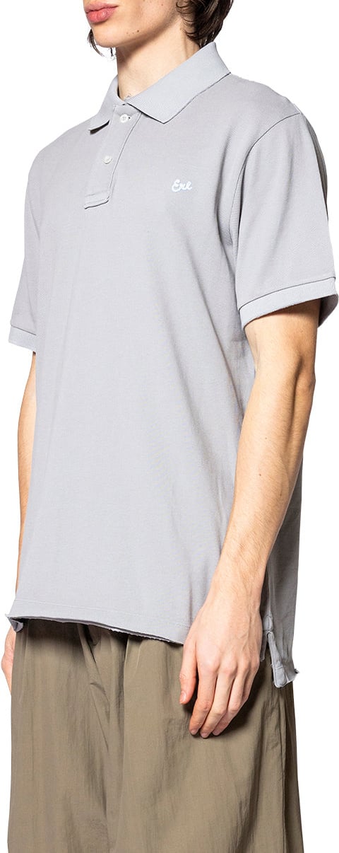 ERL POLO TEE KNIT GREY Grijs