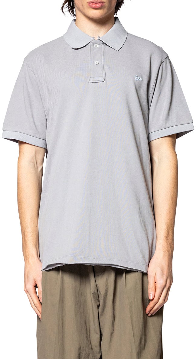ERL POLO TEE KNIT GREY Grijs