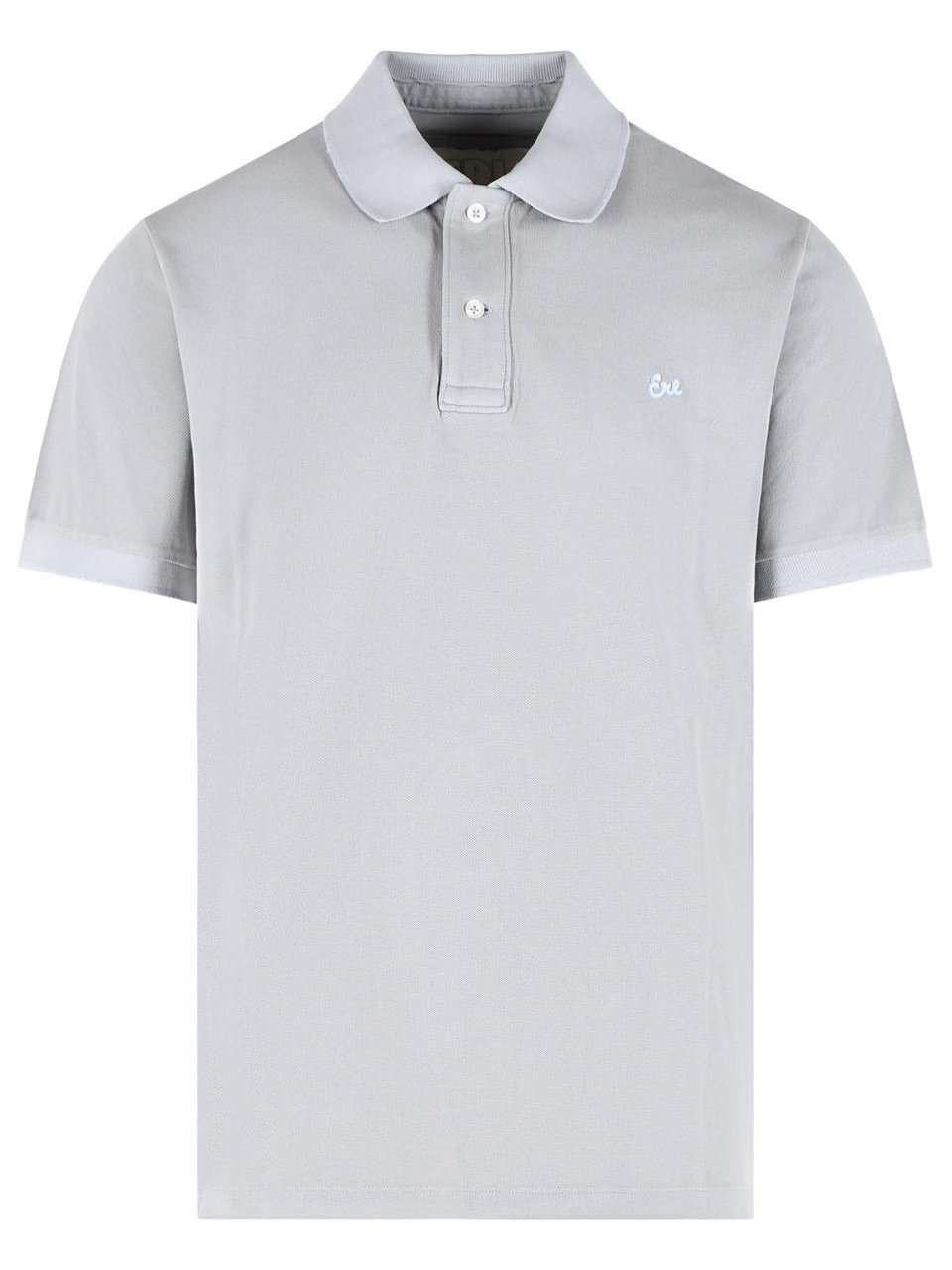 ERL Grey Cotton Polo Shirt Wit