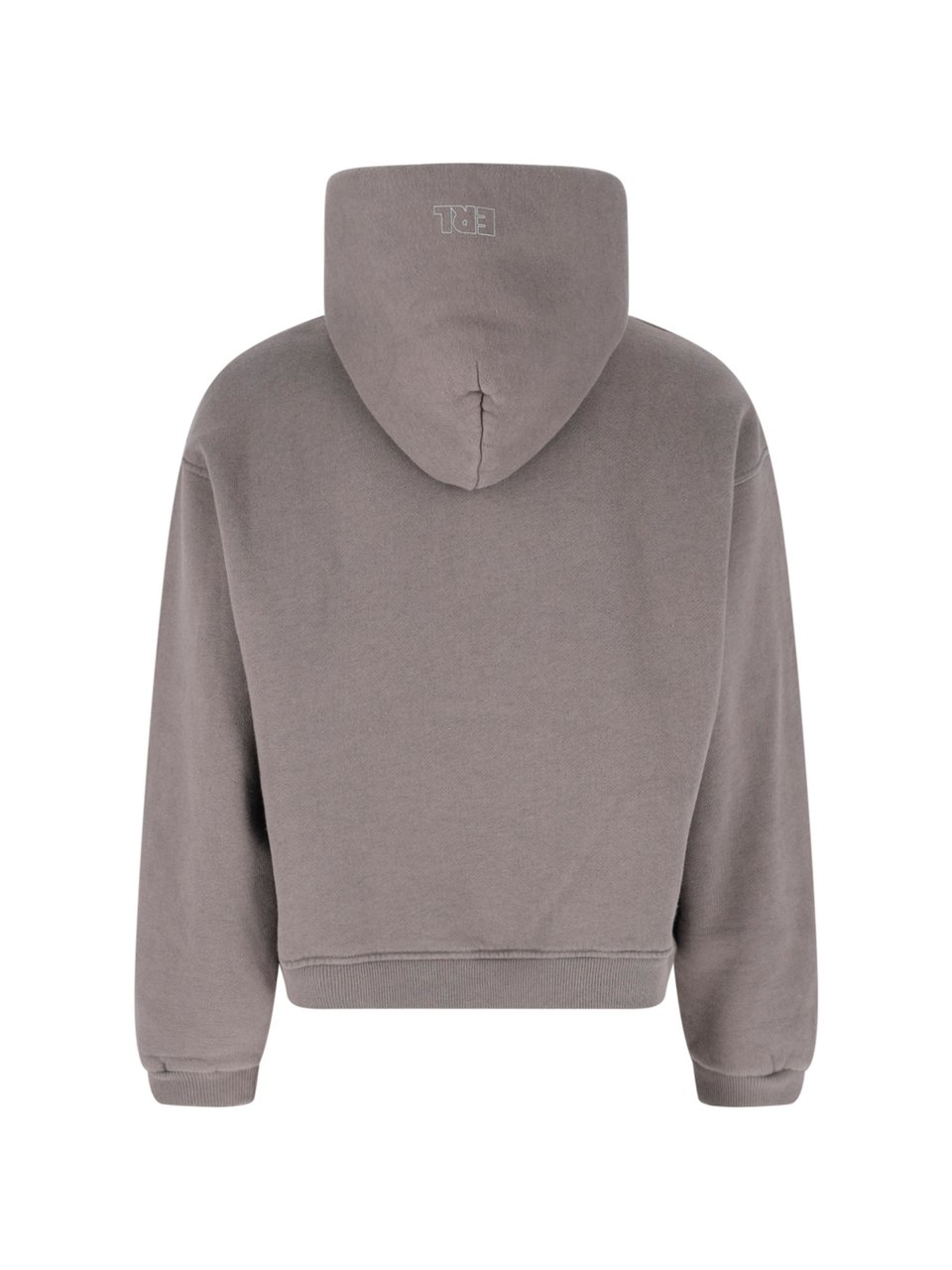 ERL Taupe Cotton Hooded Sweatshirt Neutraal