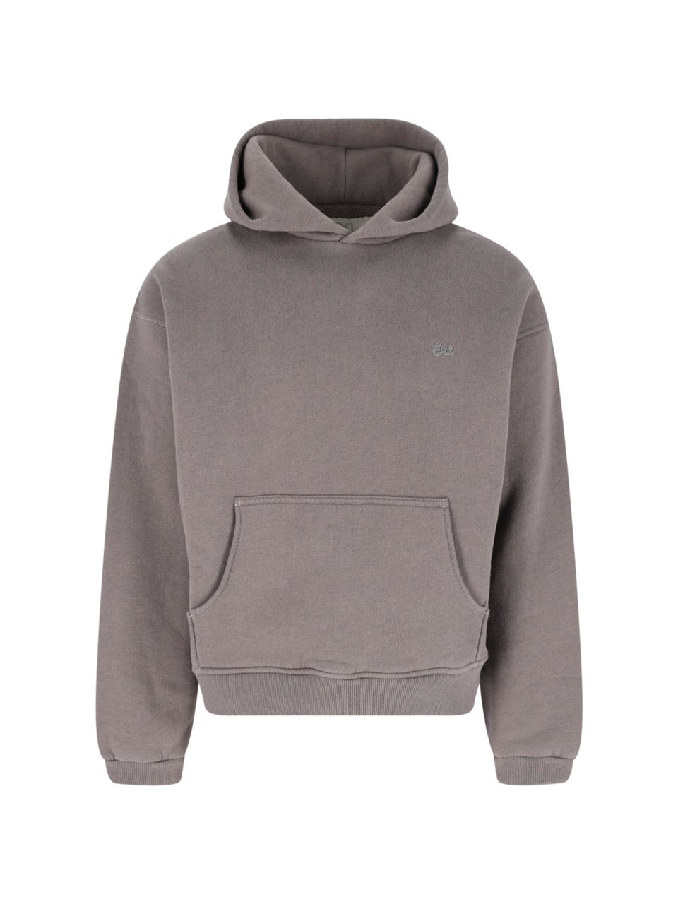 ERL Taupe Cotton Hooded Sweatshirt Neutraal
