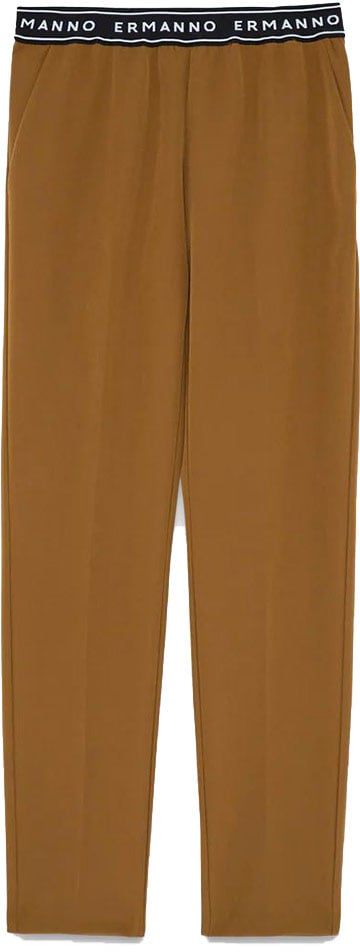Ermanno Firenze Trousers Green Groen