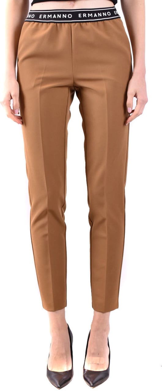 Ermanno Firenze Trousers Green Groen