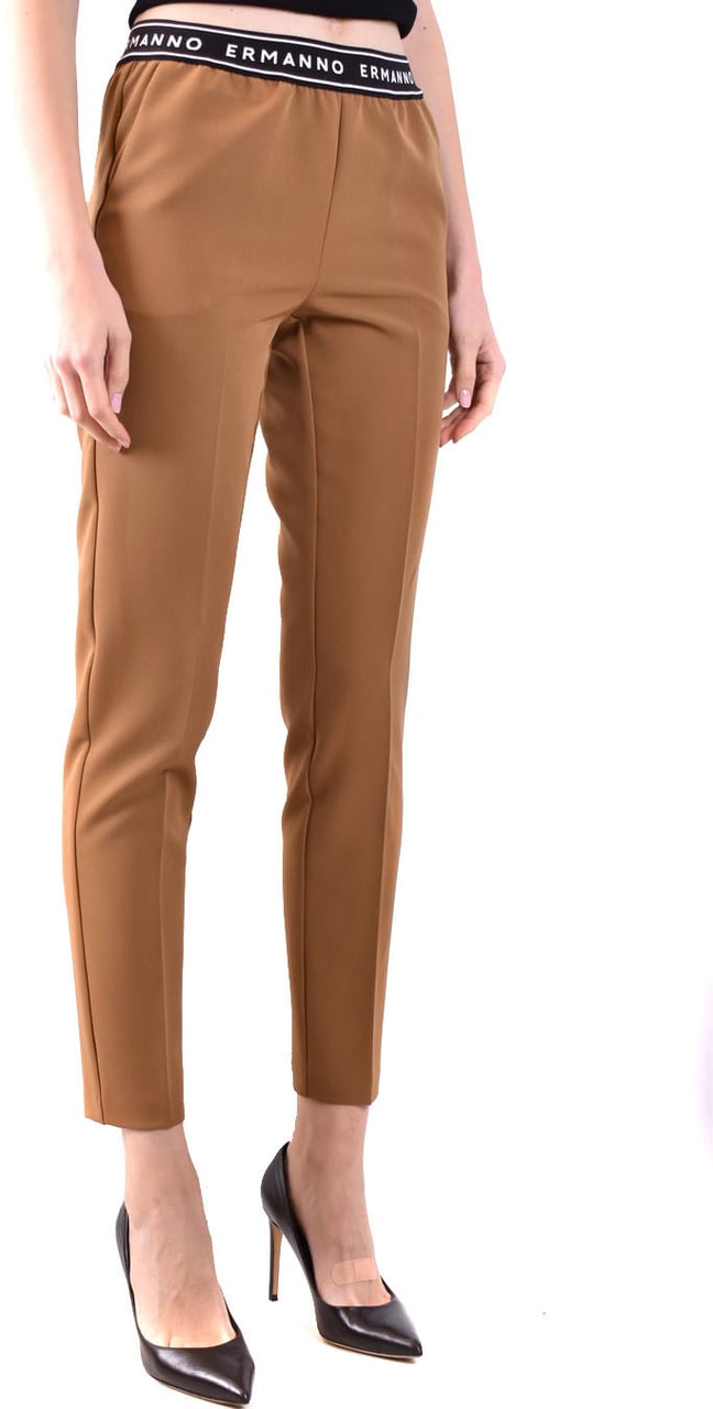 Ermanno Firenze Trousers Green Groen