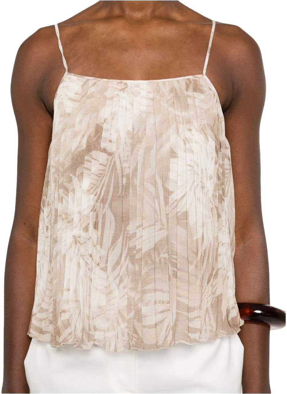 Ermanno Firenze Top Beige Beige