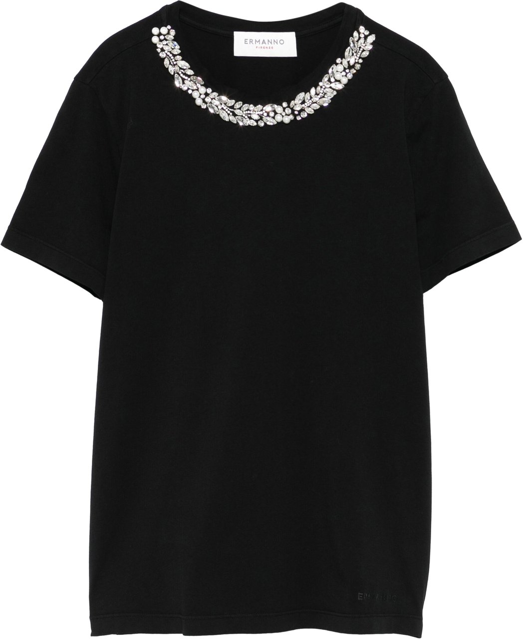 Ermanno Firenze T-Shirts And Polos Black Zwart