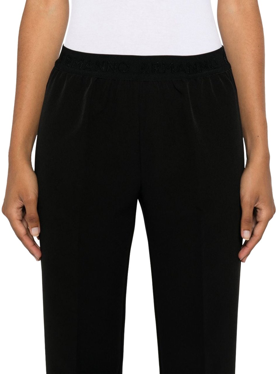 Ermanno Firenze Trousers Black Zwart