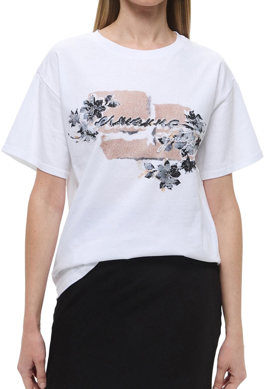 Ermanno Firenze T-Shirts And Polos Biancomounero Wit