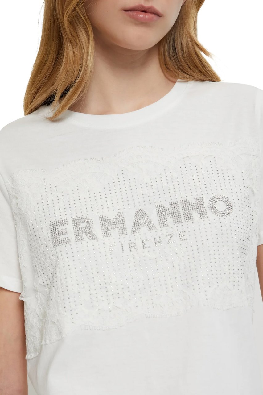 Ermanno Firenze T-Shirts And Polos White Wit