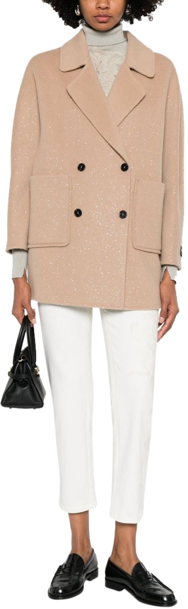 Ermanno Firenze Coats Dove Grey Grijs