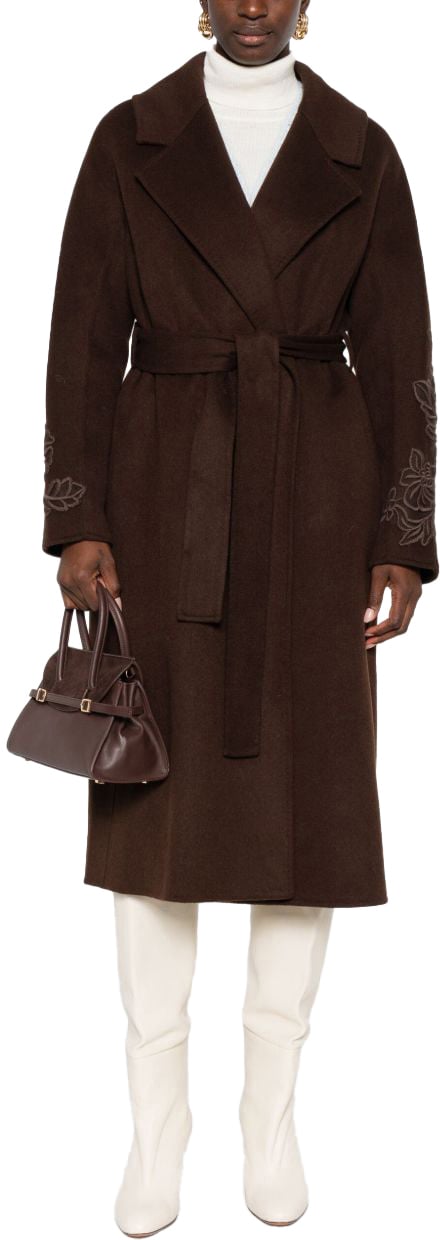 Ermanno Firenze Coats Brown Bruin