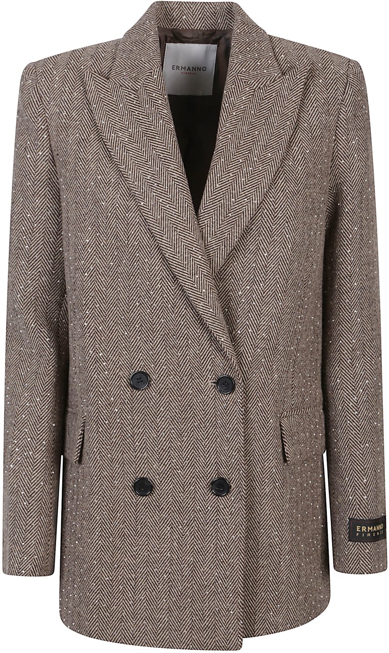 Ermanno Firenze Jacket Brown Bruin