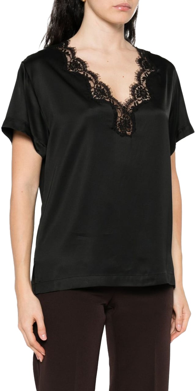 Ermanno Firenze T-Shirts And Polos Black Zwart