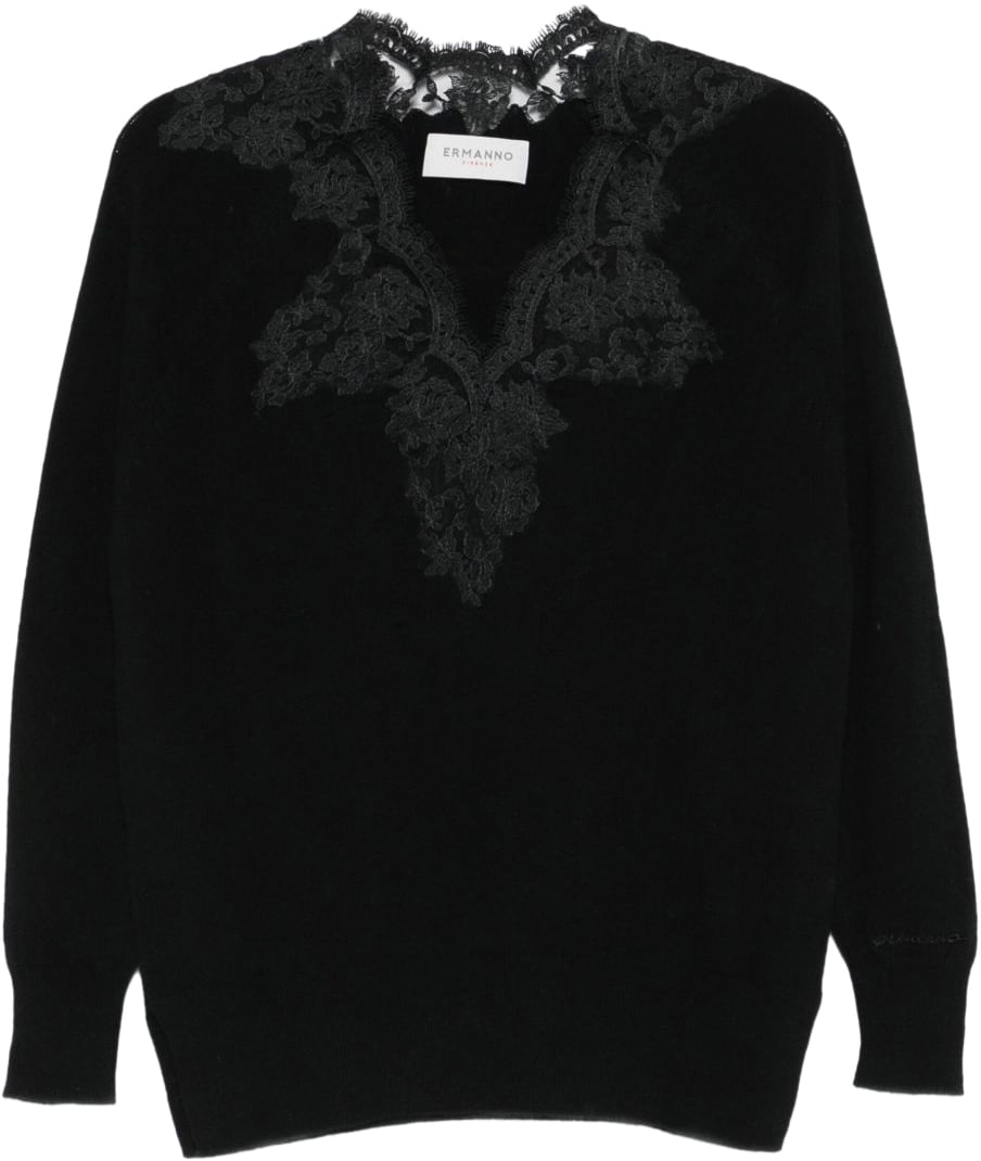 Ermanno Firenze Sweaters Black Zwart