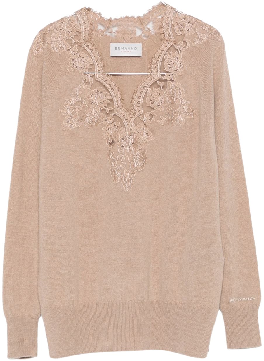 Ermanno Firenze Sweaters Dove Grey Grijs