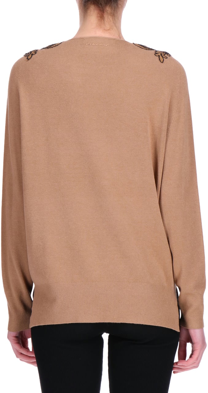 Ermanno Firenze Sweaters Camel Beige