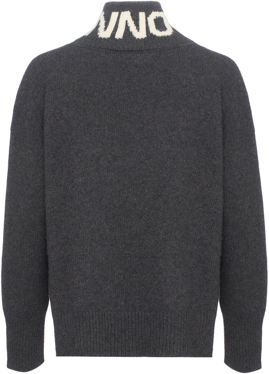 Ermanno Firenze Sweaters Anthracite Grijs