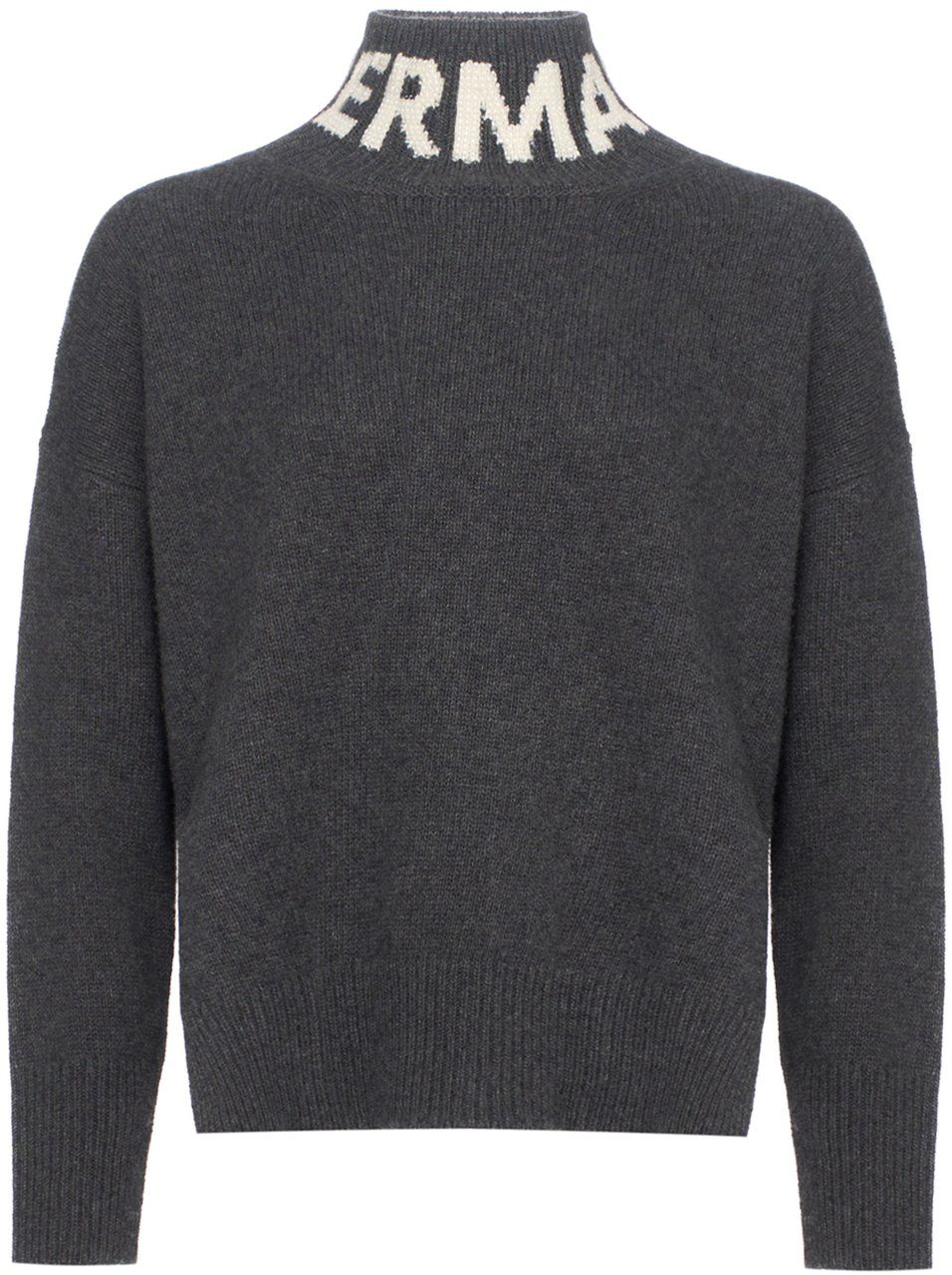 Ermanno Firenze Sweaters Anthracite Grijs