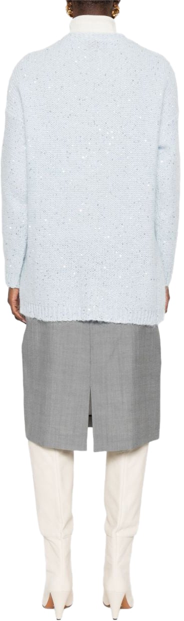 Ermanno Firenze Sweaters Clear Blue Blauw