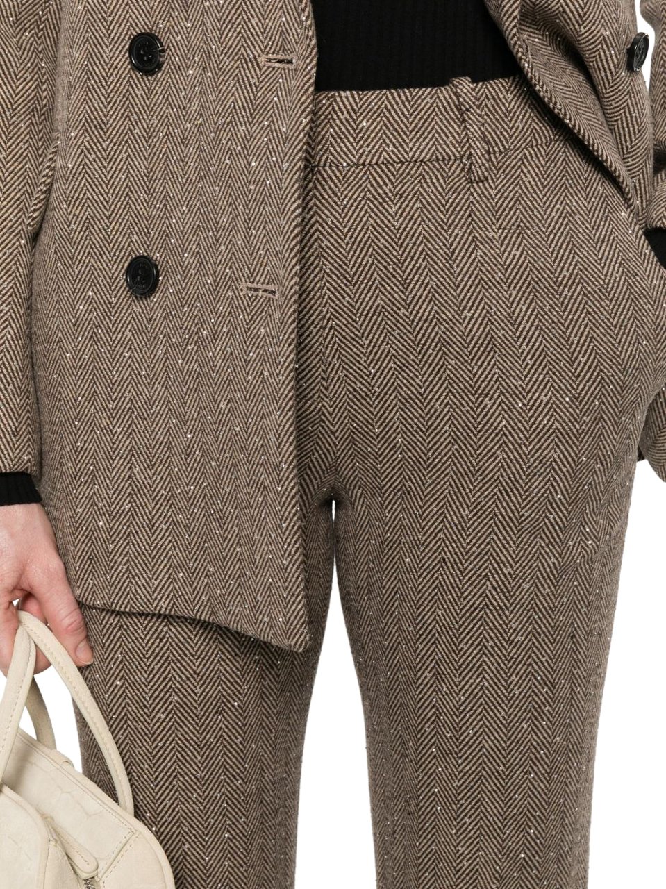 Ermanno Firenze Trousers Brown Bruin