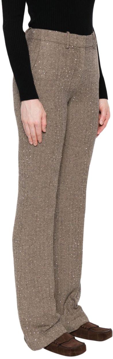 Ermanno Firenze Trousers Brown Bruin