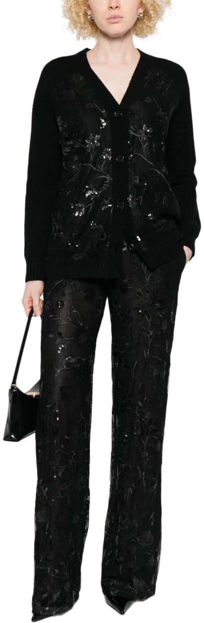 Ermanno Firenze Trousers Black Zwart