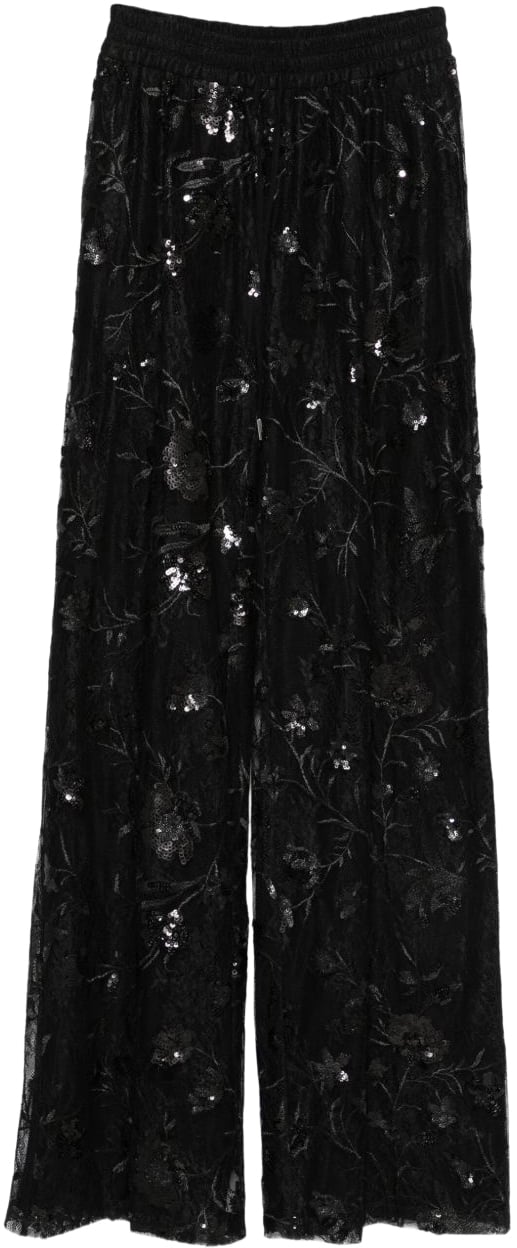 Ermanno Firenze Trousers Black Zwart