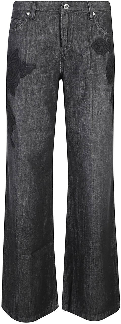 Ermanno Firenze Bootcut Jeans Black Zwart