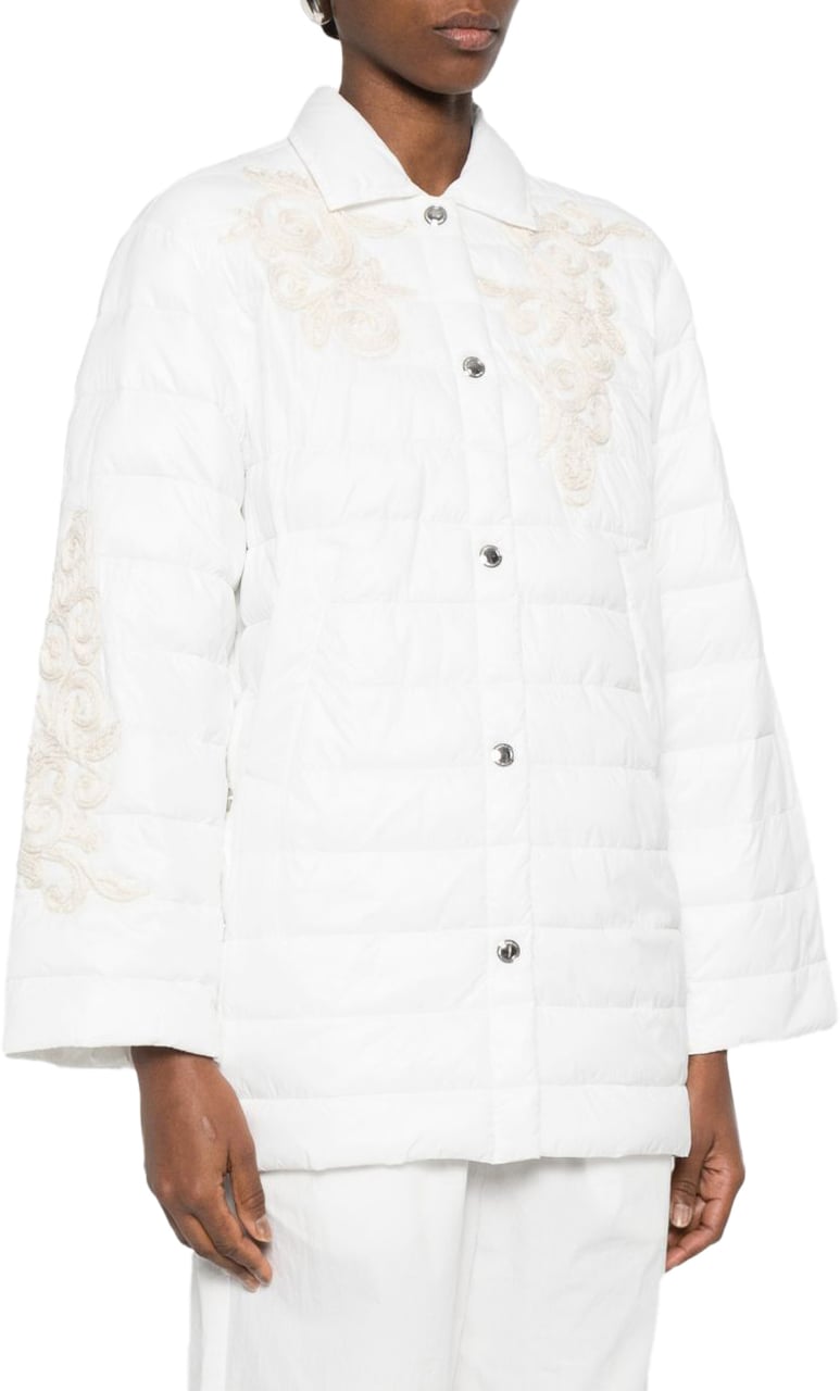 Ermanno Firenze Coats White Wit