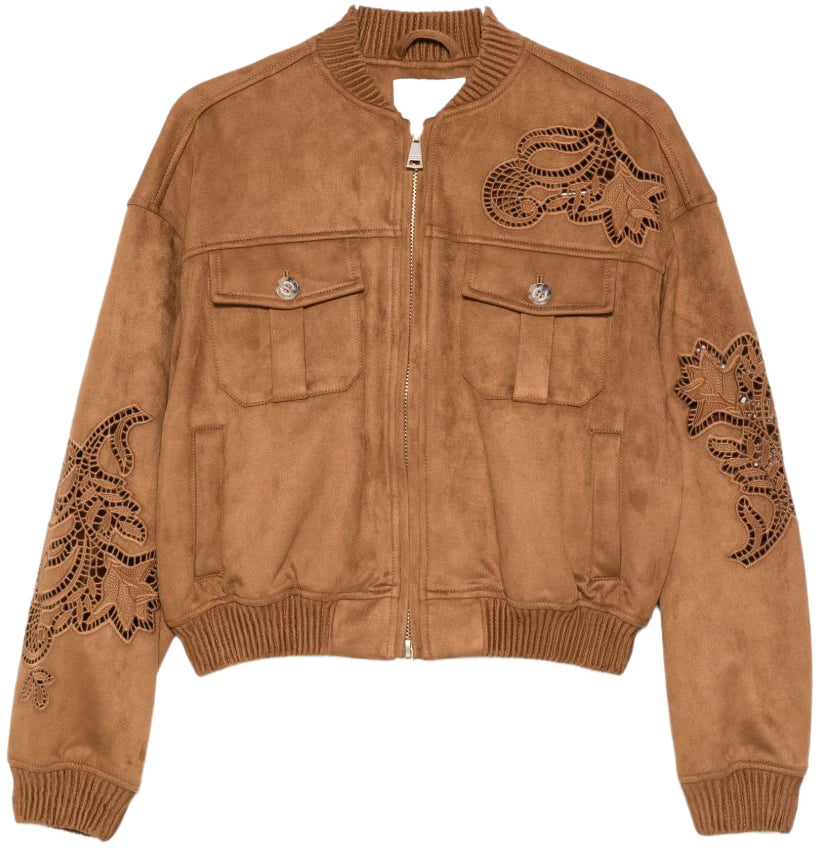 Ermanno Firenze Coats Marrone Chiaro Bruin