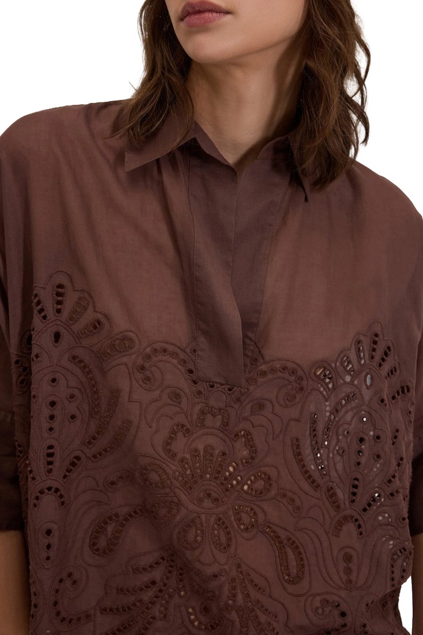 Ermanno Firenze Shirts Brown Bruin
