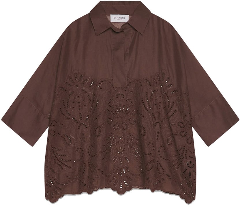 Ermanno Firenze Shirts Brown Bruin