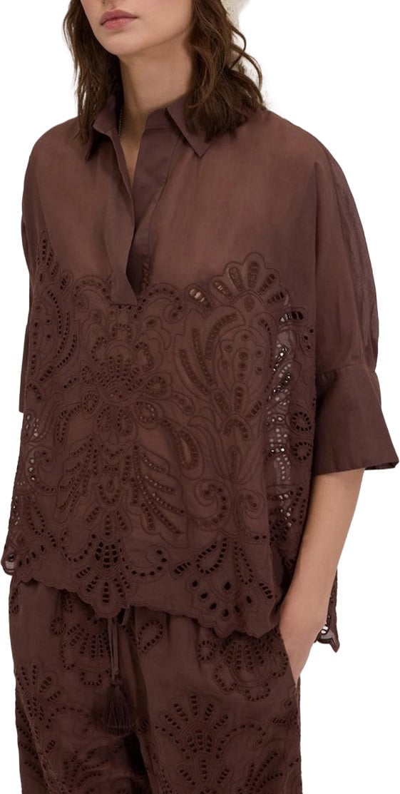 Ermanno Firenze Shirts Brown Bruin