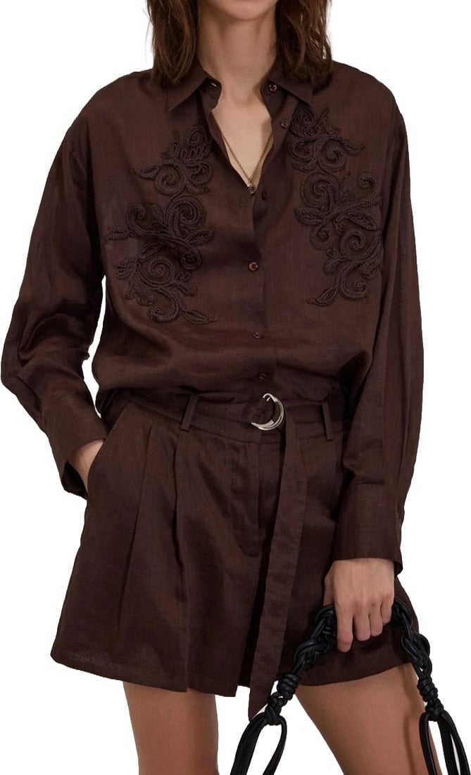 Ermanno Firenze Shirts Brown Bruin