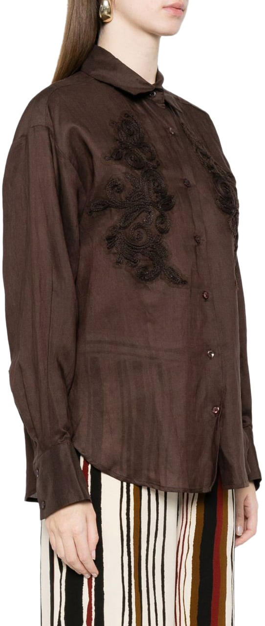 Ermanno Firenze Shirts Brown Bruin