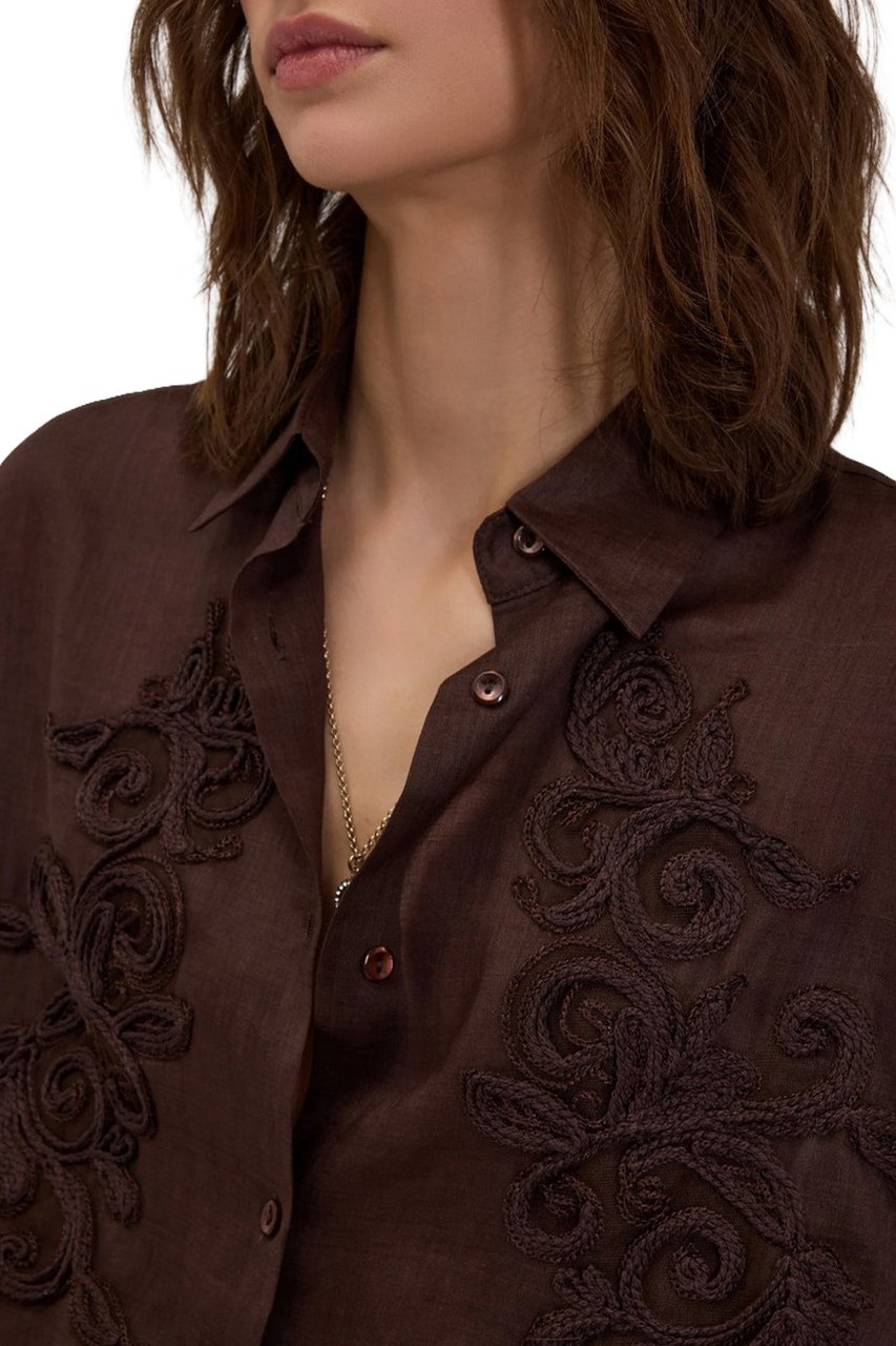 Ermanno Firenze Shirts Brown Bruin
