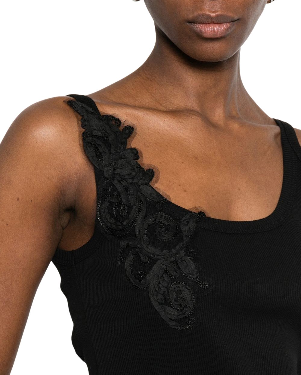 Ermanno Firenze Top Black Zwart