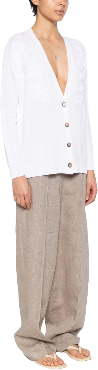 Ermanno Firenze Sweaters Bianco Wit