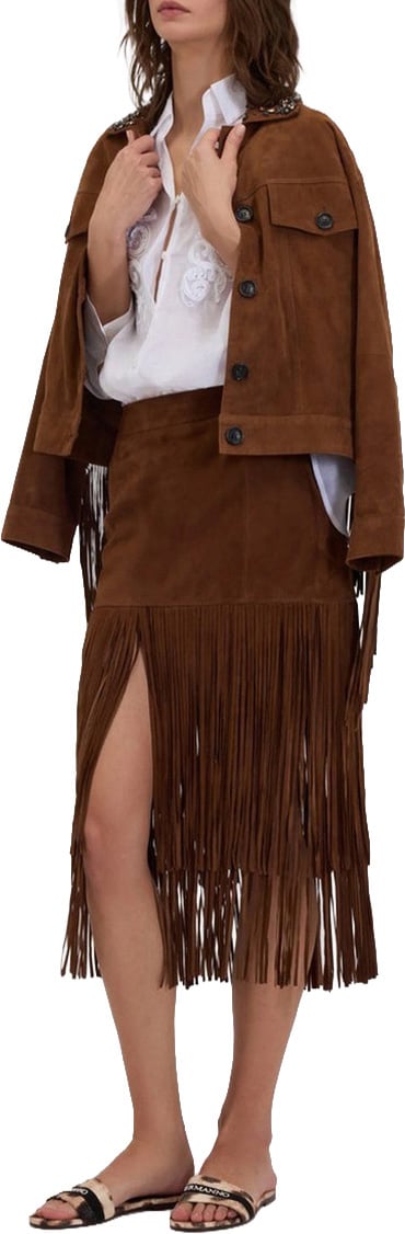 Ermanno Firenze Skirts Brown Bruin