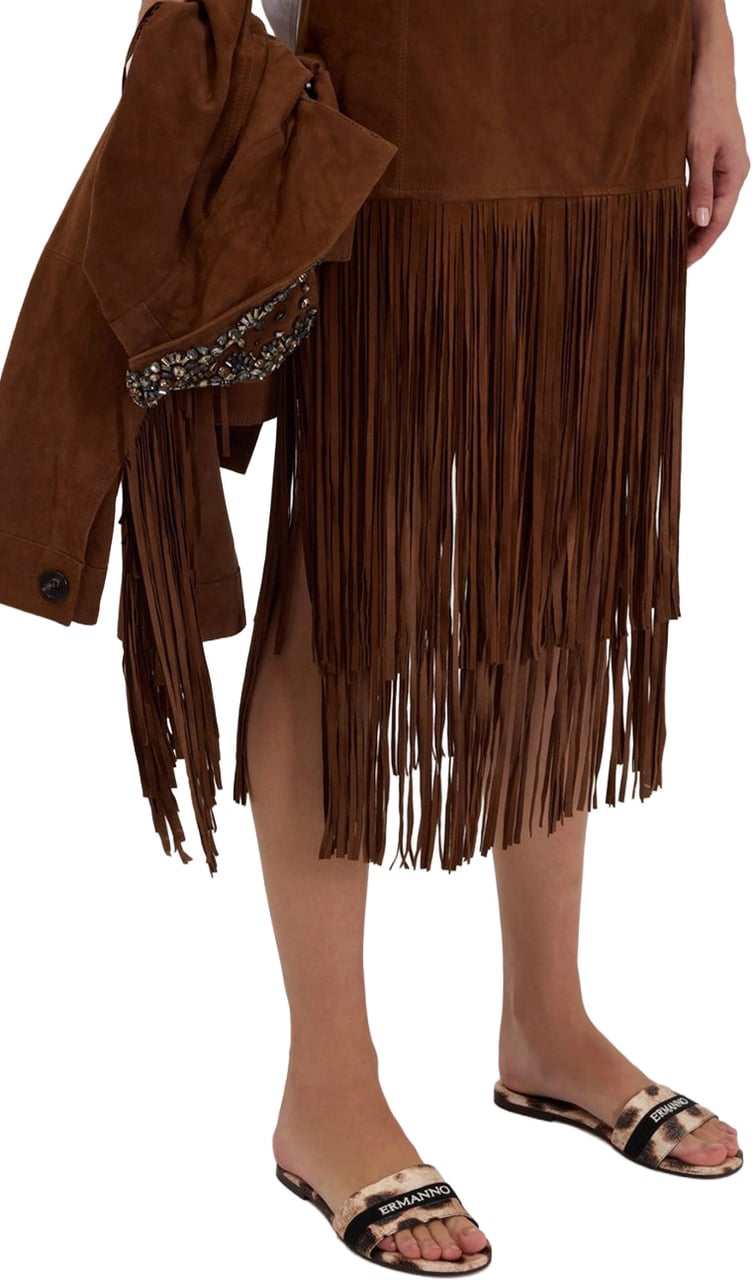Ermanno Firenze Skirts Brown Bruin
