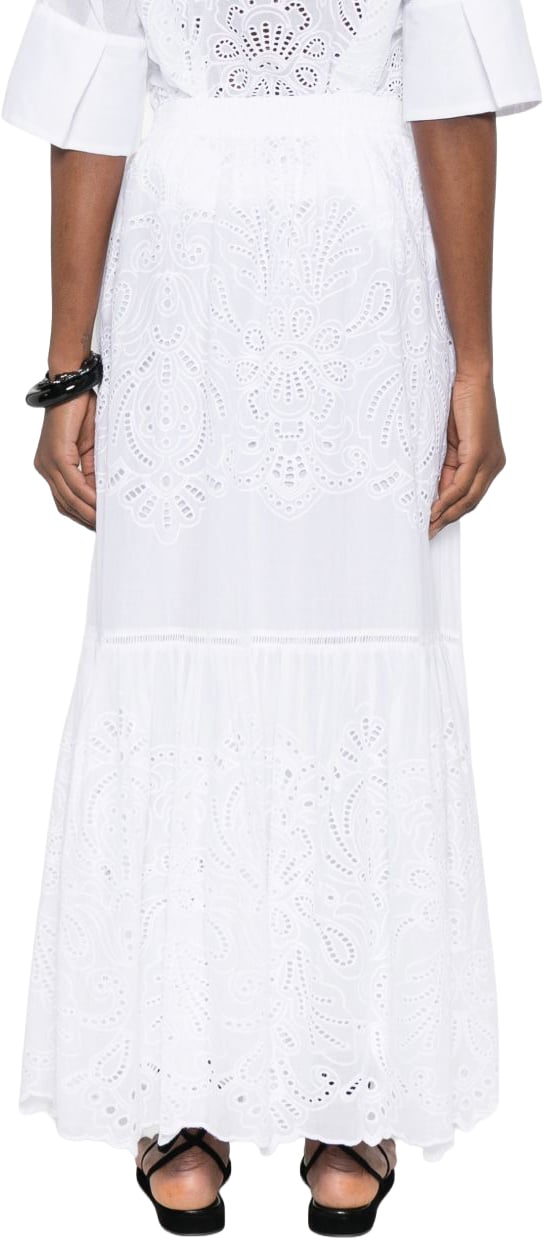 Ermanno Firenze Skirts Bianco Wit