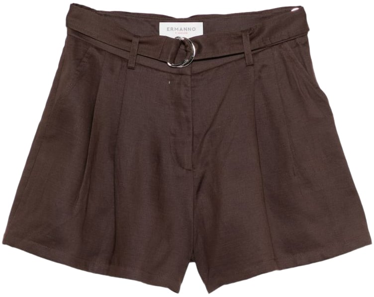 Ermanno Firenze Shorts Brown Bruin