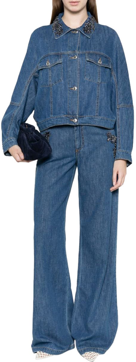 Ermanno Firenze Jeans Blue Blauw